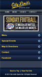 Mobile Screenshot of citylimitssportsbar.com